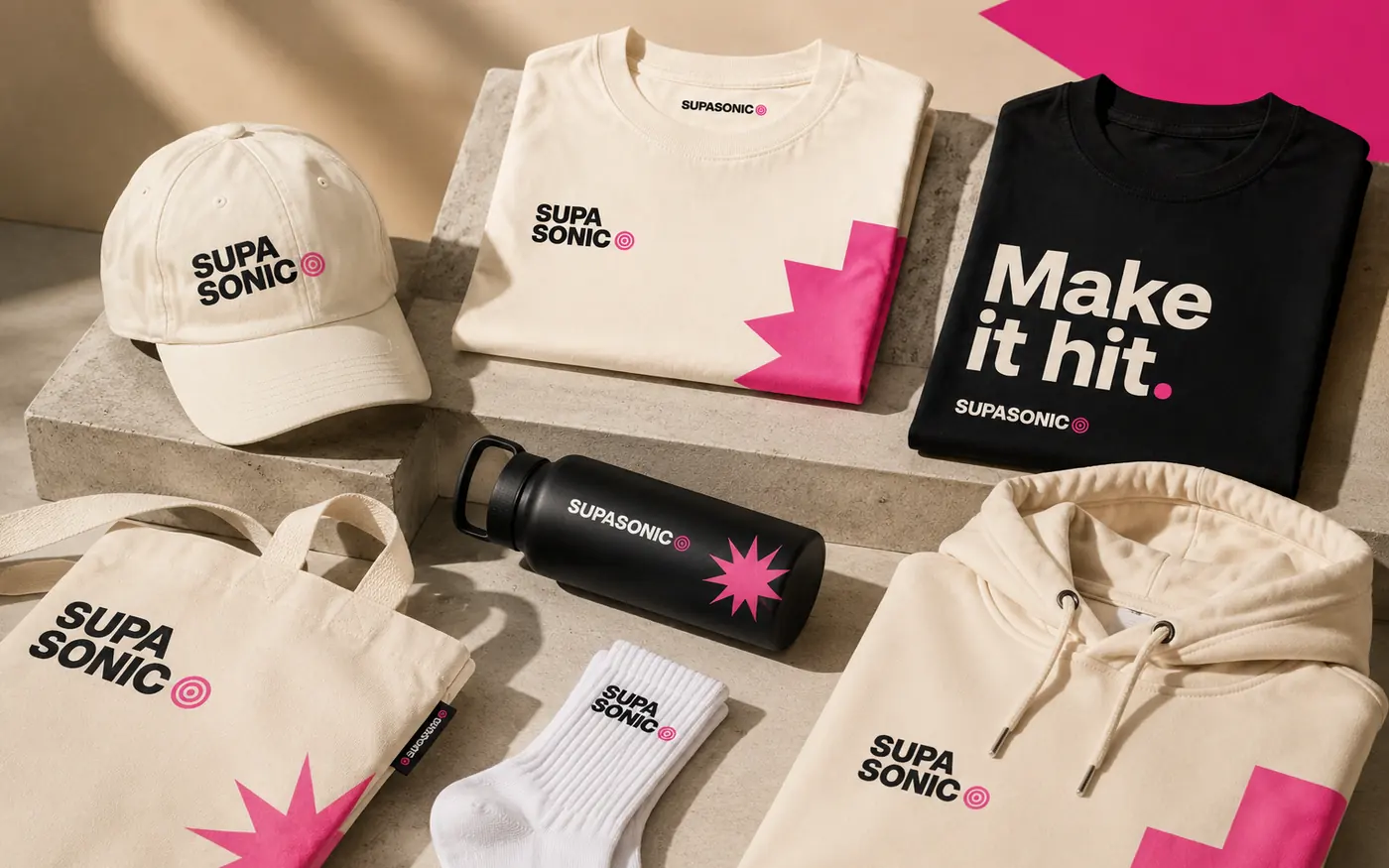 Supasonic merchandise range